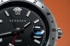 Versace Men's Watch Hellenyium GMT Black Bracelet