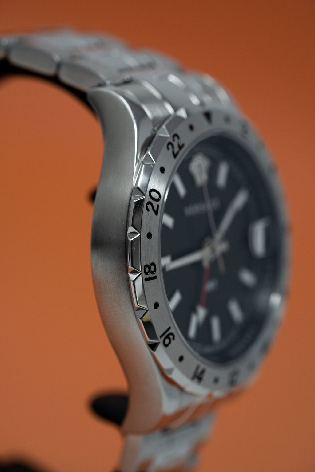 Versace Men's Watch Hellenyium GMT Black Bracelet