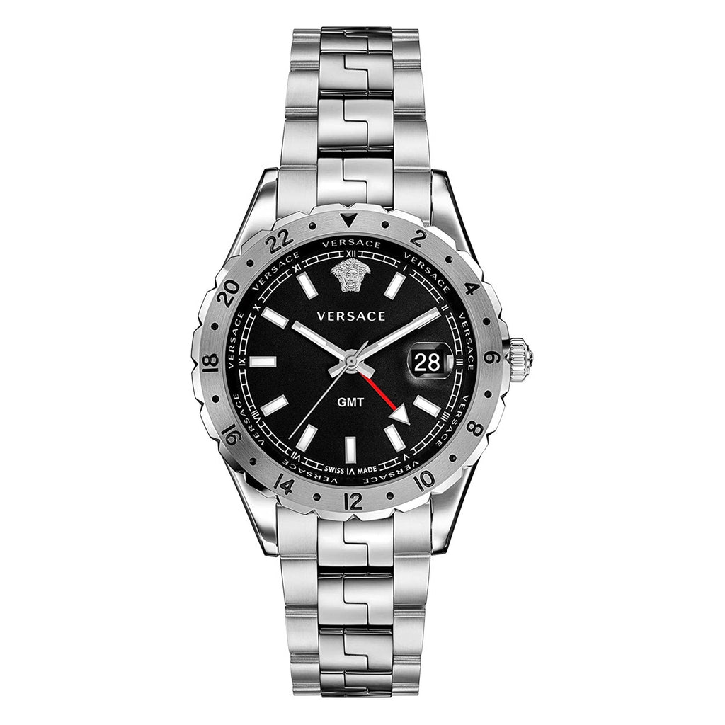 Versace Men's Watch Hellenyium GMT Black Bracelet