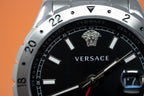 Versace Men's Watch Hellenyium GMT Black Bracelet