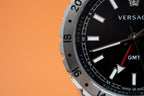 Versace Men's Watch Hellenyium GMT Black Bracelet