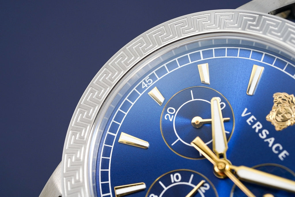 Versace Ladies Chronograph Watch Sports Tech Blue