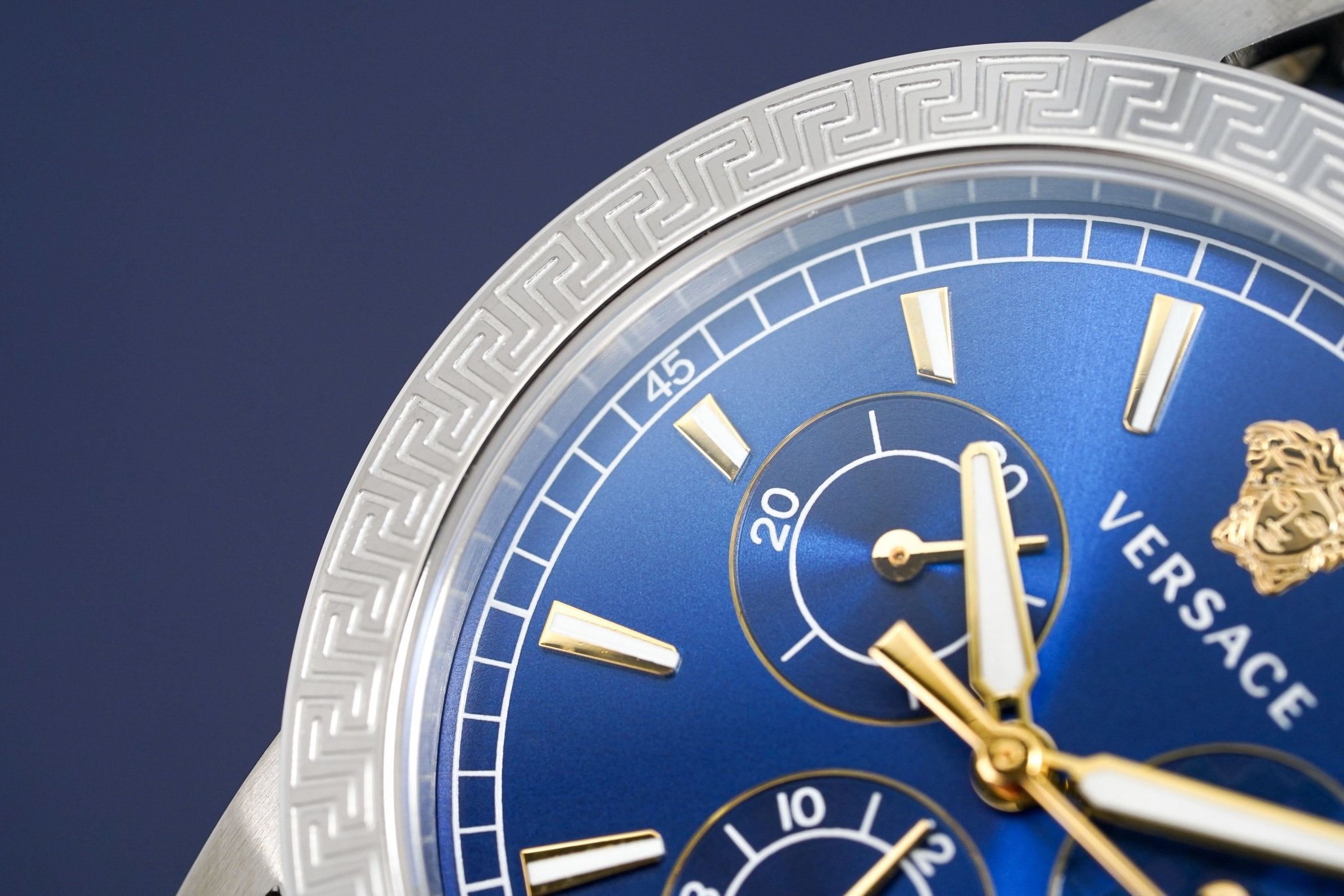 Versace Ladies Chronograph Watch Sports Tech Blue