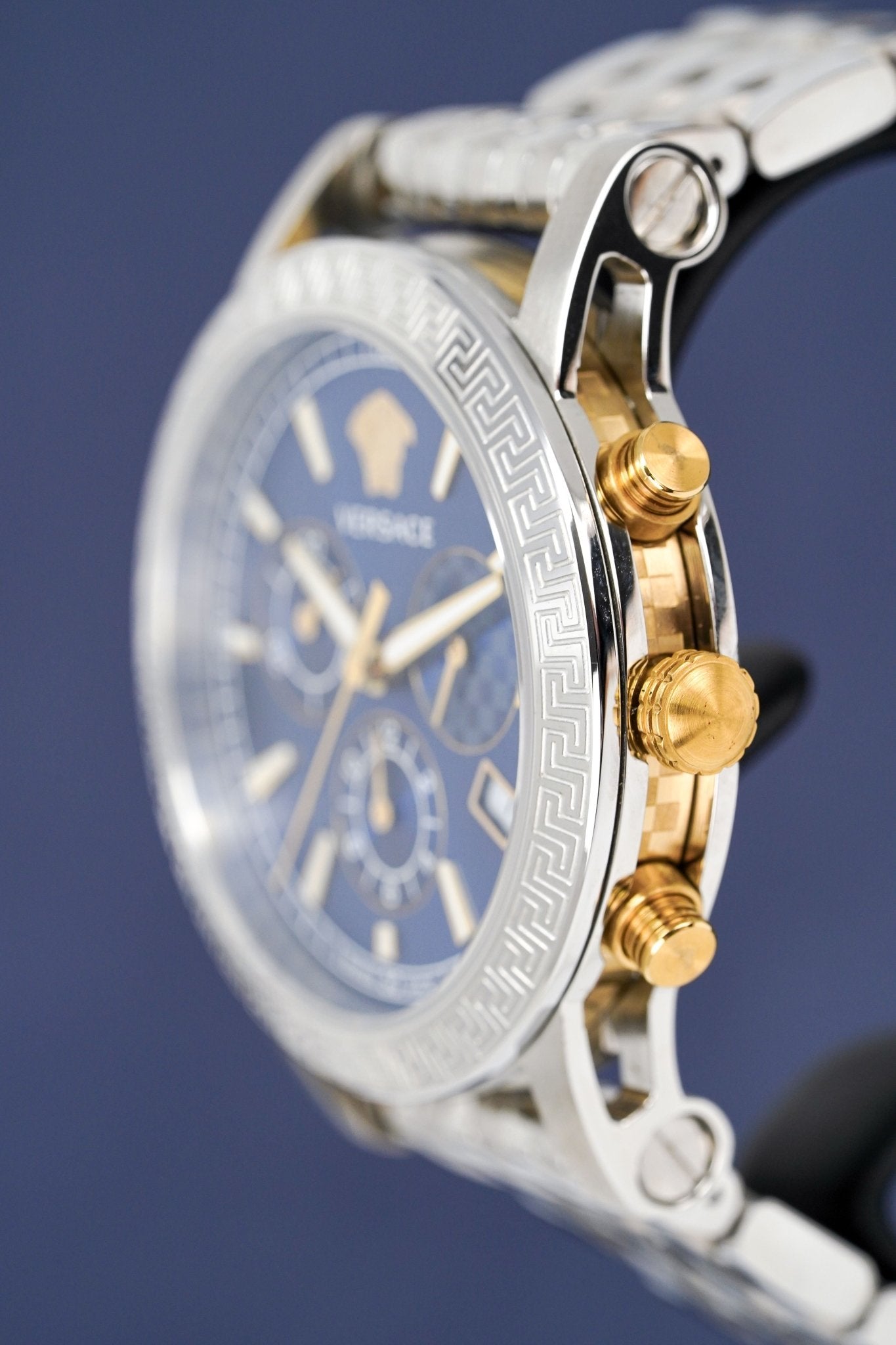 Versace Ladies Chronograph Watch Sports Tech Blue