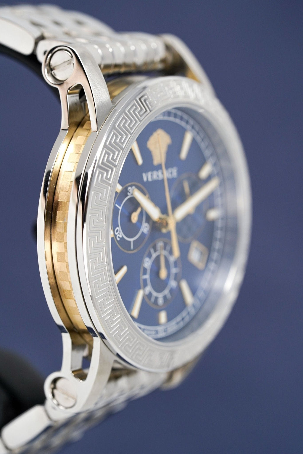 Versace Ladies Chronograph Watch Sports Tech Blue