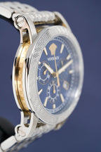 Versace Ladies Chronograph Watch Sports Tech Blue