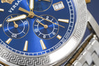 Versace Ladies Chronograph Watch Sports Tech Blue