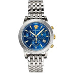 Versace Ladies Chronograph Watch Sports Tech Blue