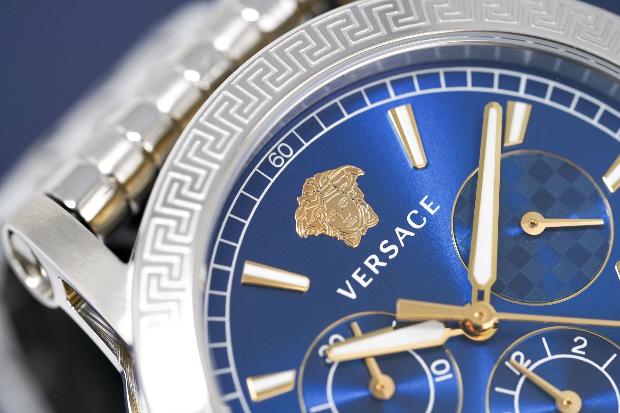 Versace Ladies Chronograph Watch Sports Tech Blue