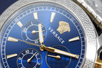 Versace Ladies Chronograph Watch Sports Tech Blue
