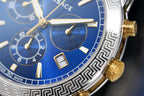 Versace Ladies Chronograph Watch Sports Tech Blue