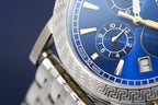 Versace Ladies Chronograph Watch Sports Tech Blue