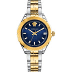Versace Watch Ladies Hellenyium Two-Tone Blue