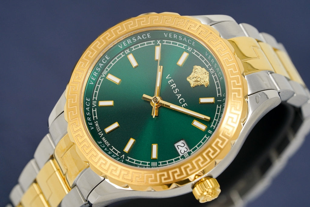 Versace Ladies Hellenyium Two-Tone Green