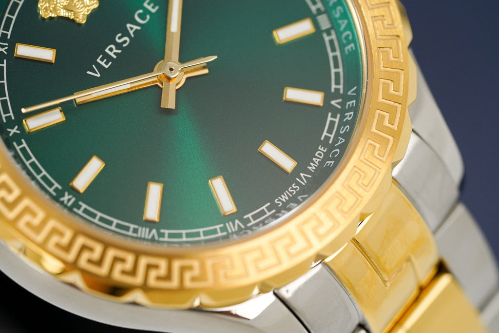 Versace Ladies Hellenyium Two-Tone Green
