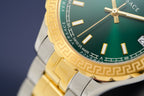 Versace Ladies Hellenyium Two-Tone Green