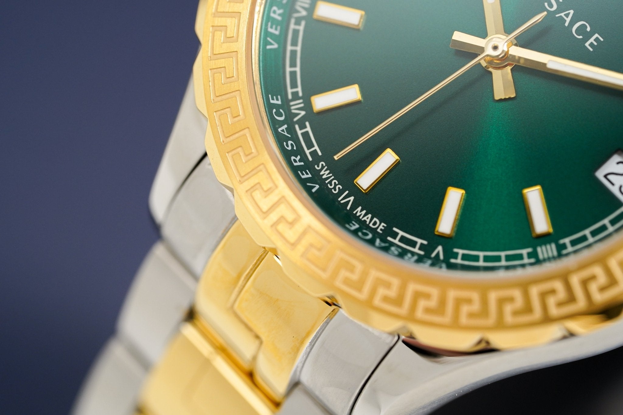 Versace Ladies Hellenyium Two-Tone Green