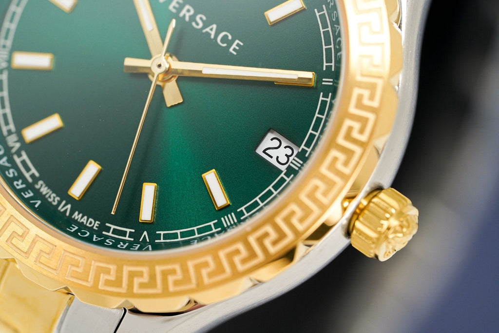 Versace Ladies Hellenyium Two-Tone Green