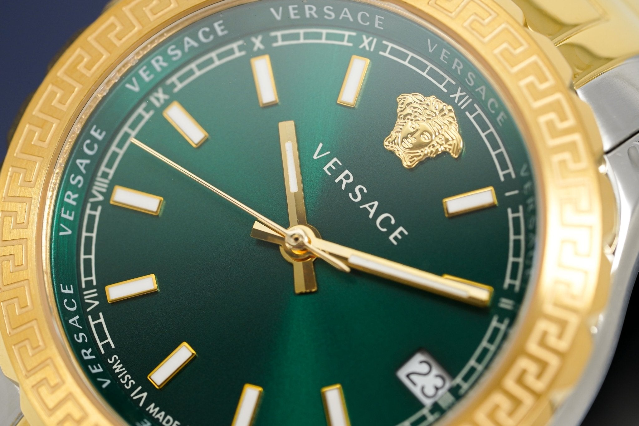 Versace Ladies Hellenyium Two-Tone Green