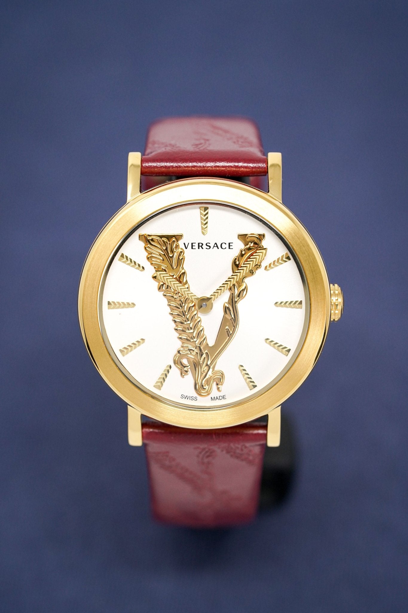Versace Ladies Virtus Watch IP Gold