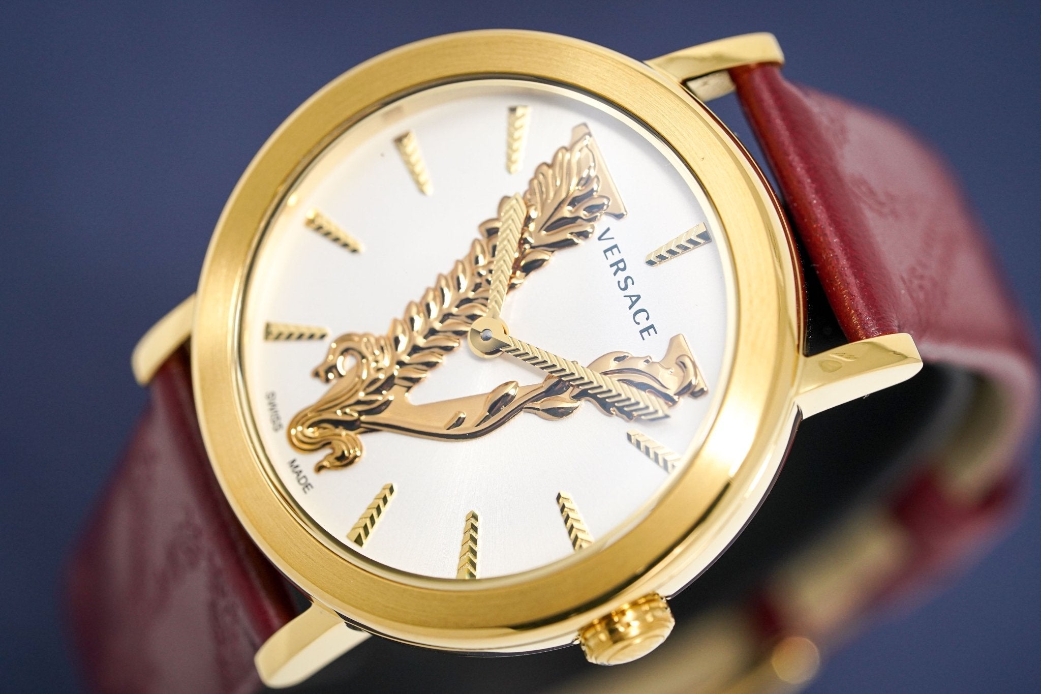 Versace Ladies Virtus Watch IP Gold