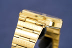 Versace Ladies Watch Greca Logo Gold Black