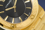 Versace Ladies Watch Greca Logo Gold Black