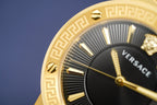 Versace Ladies Watch Greca Logo Gold Black