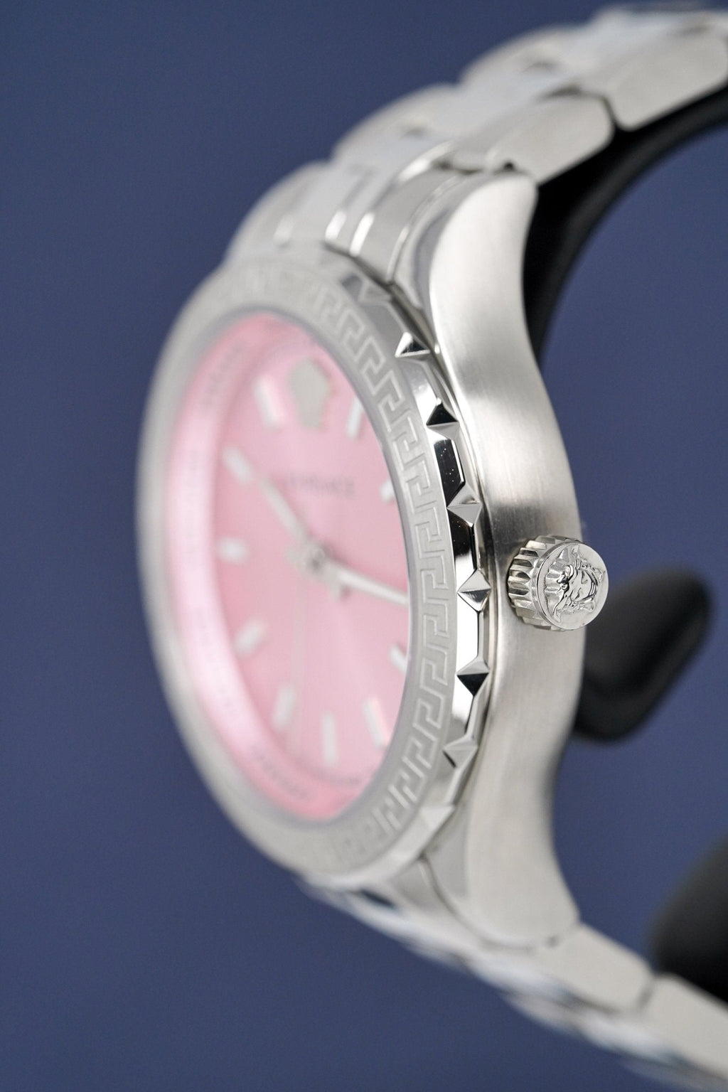 Versace Ladies Watch Hellenyium Pink Bracelet