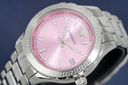 Versace Ladies Watch Hellenyium Pink Bracelet