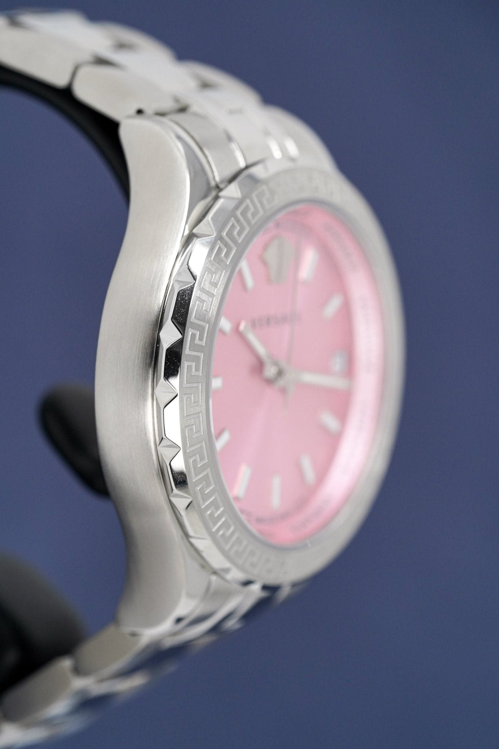Versace Ladies Watch Hellenyium Pink Bracelet