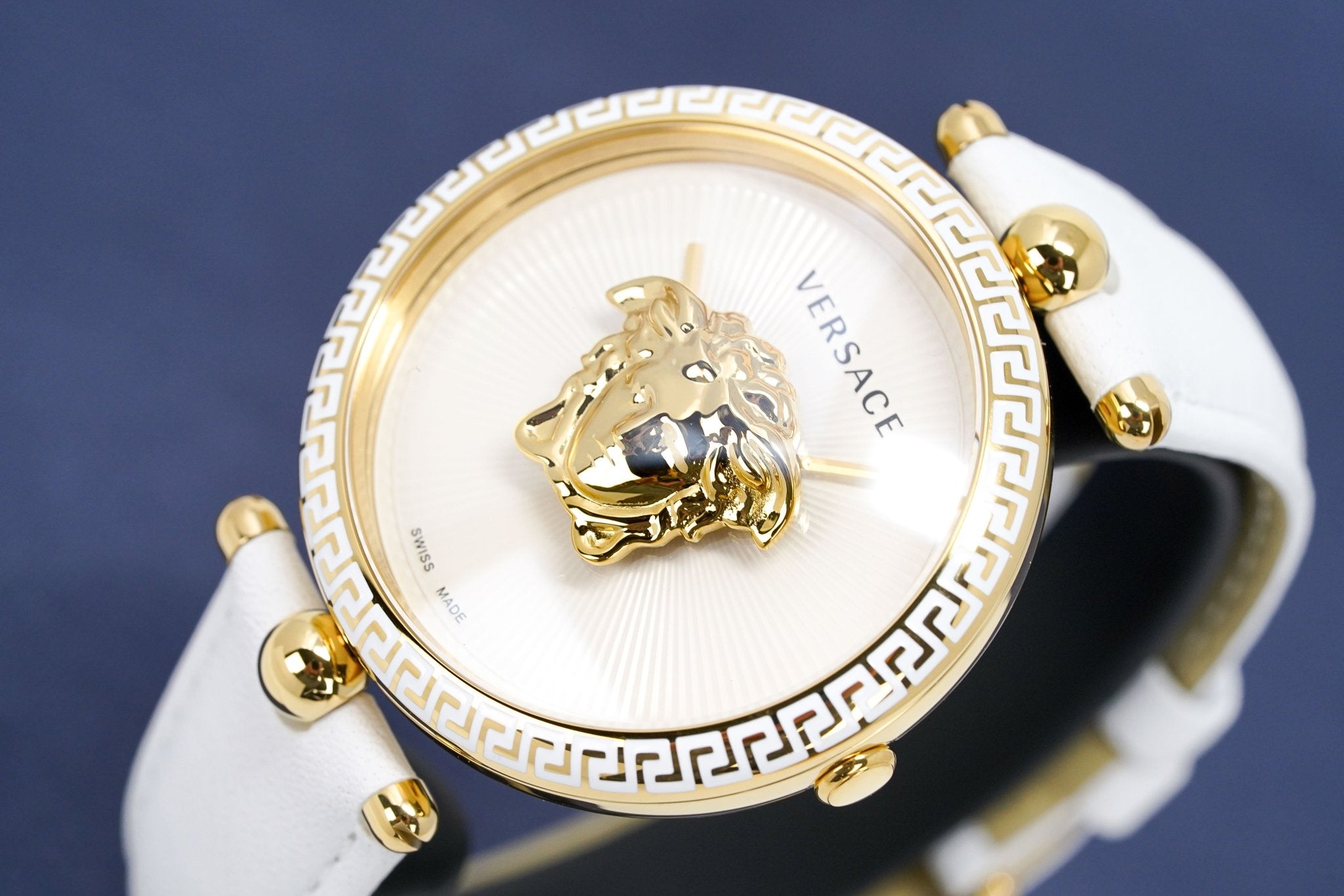 Versace Ladies Watch Palazzo Empire 39mm White Gold