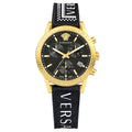 Versace Ladies Watch Sport Tech 40mm Black Gold