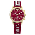 Versace Ladies Watch Sport Tech 40mm Red Gold