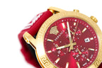 Versace Ladies Watch Sport Tech 40mm Red Gold