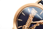 Versace Ladies Watch Virtus Blue IP Gold