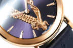 Versace Ladies Watch Virtus Blue IP Gold