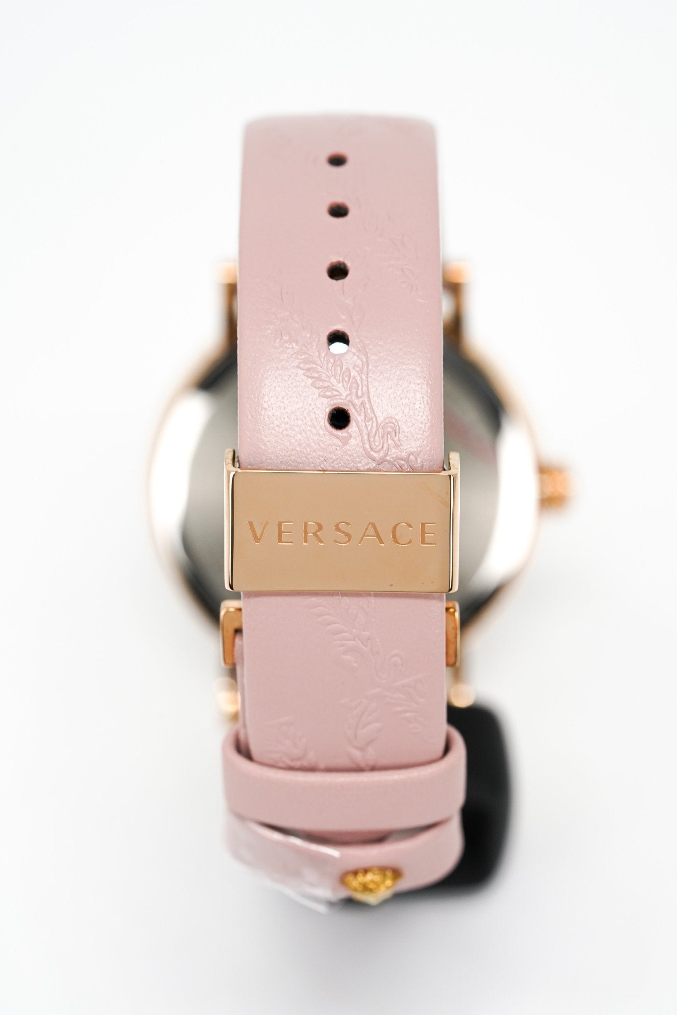 Versace Ladies Watch Virtus IP Rose Gold Pink