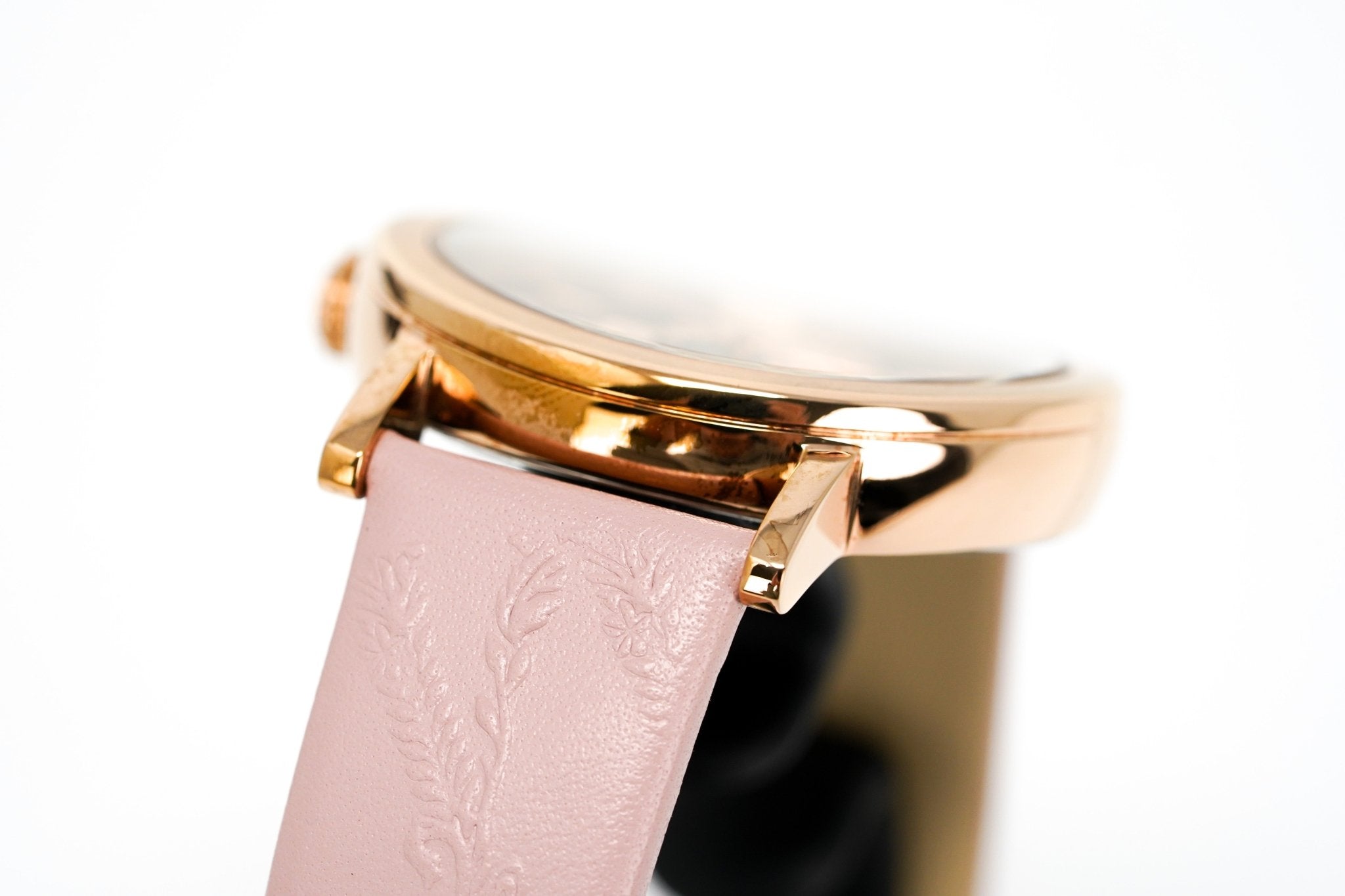 Versace Ladies Watch Virtus IP Rose Gold Pink