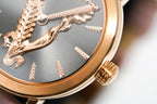 Versace Ladies Watch Virtus IP Rose Gold Pink