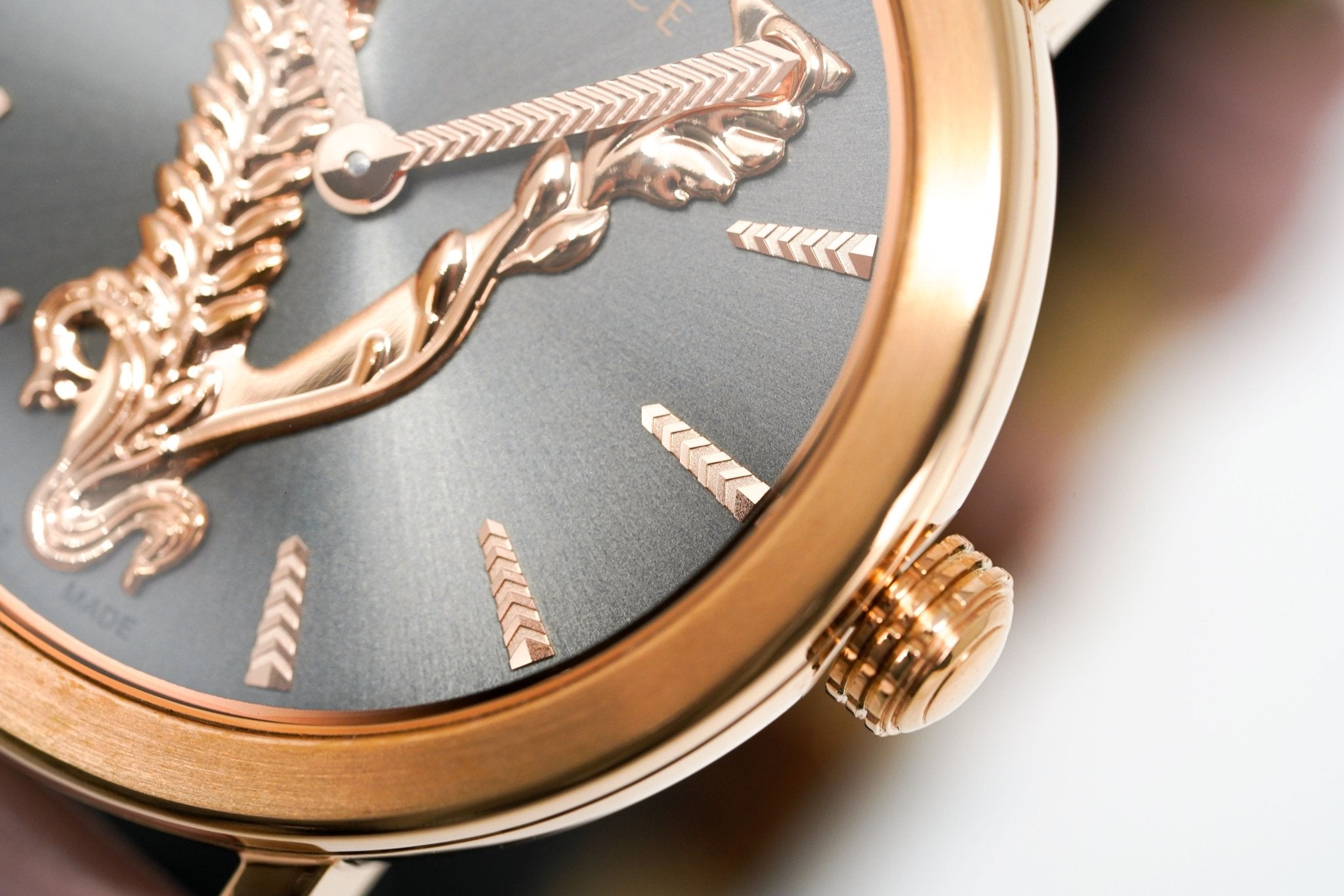 Versace Ladies Watch Virtus IP Rose Gold Pink