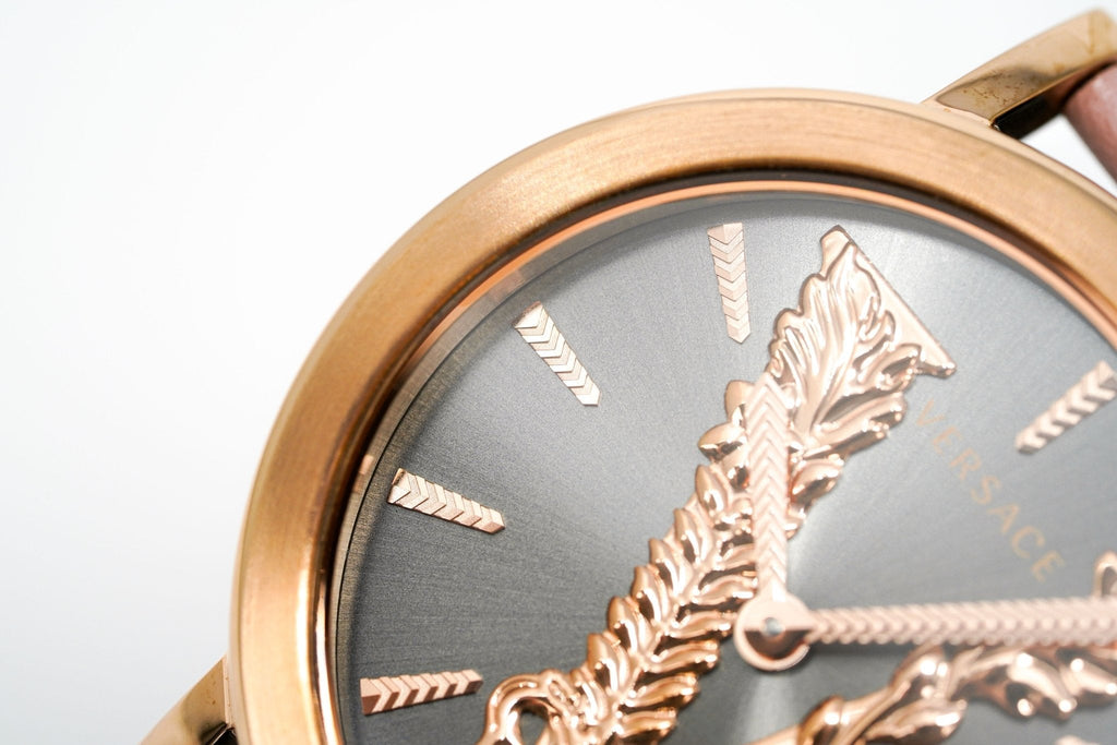 Versace Ladies Watch Virtus IP Rose Gold Pink