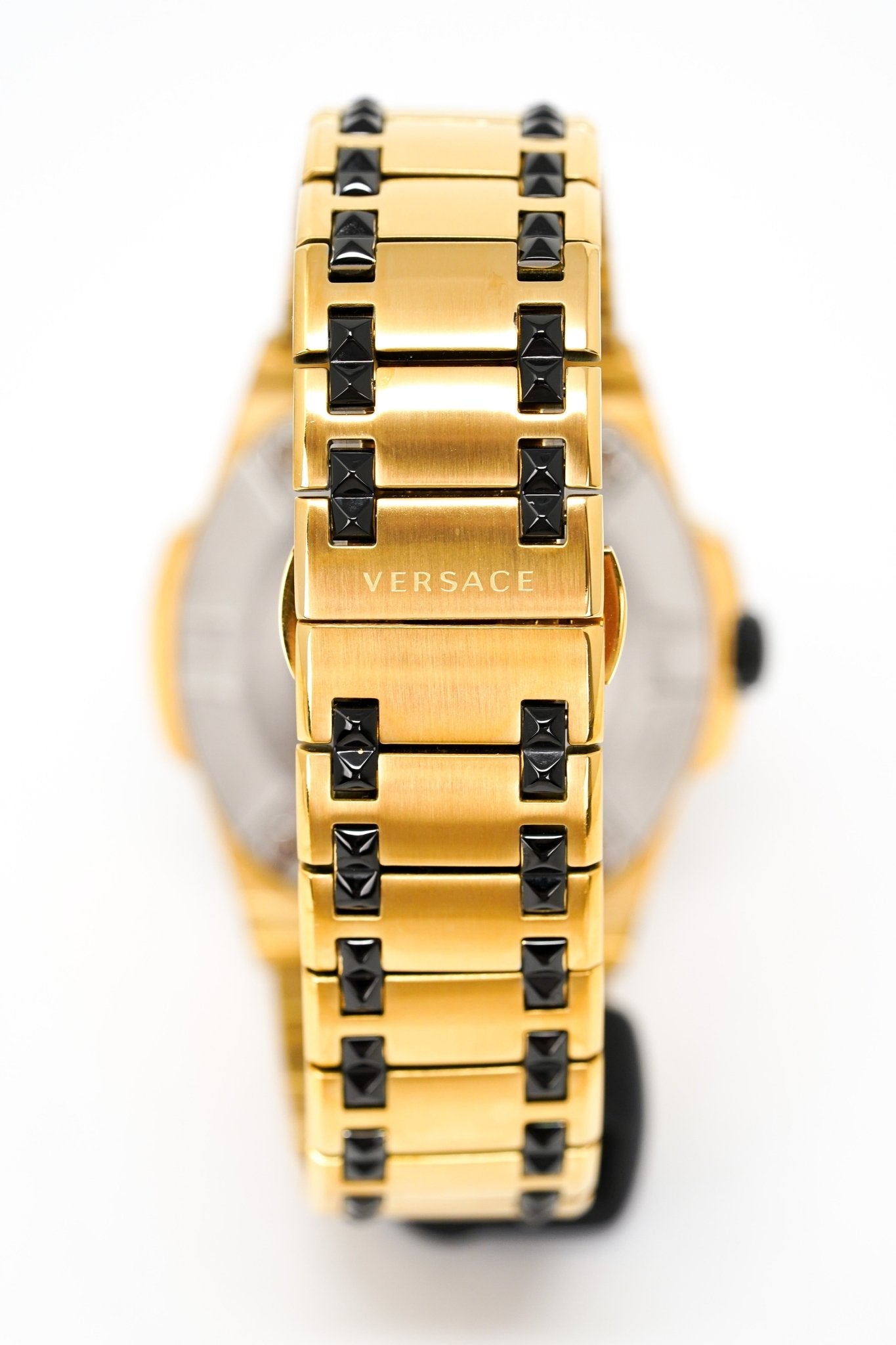 Versace Men's Watch Chain Reaction Gold Black Bracelet