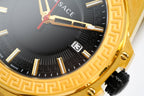 Versace Men's Watch Chain Reaction Gold Black Bracelet