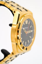 Versace Men's Watch Chain Reaction Gold Black Bracelet