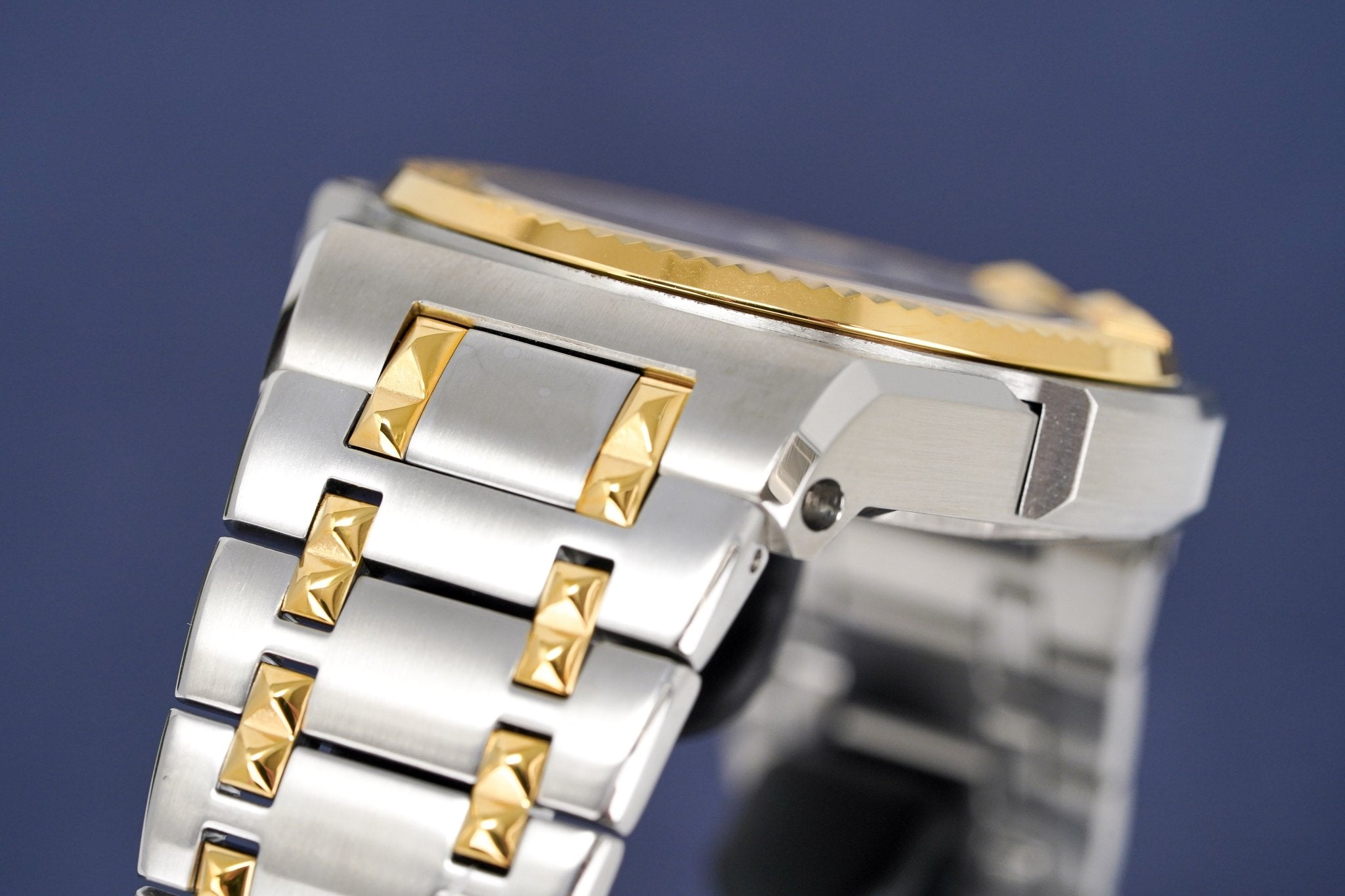 Versace Men's Chain Reaction Two-Tone Silver