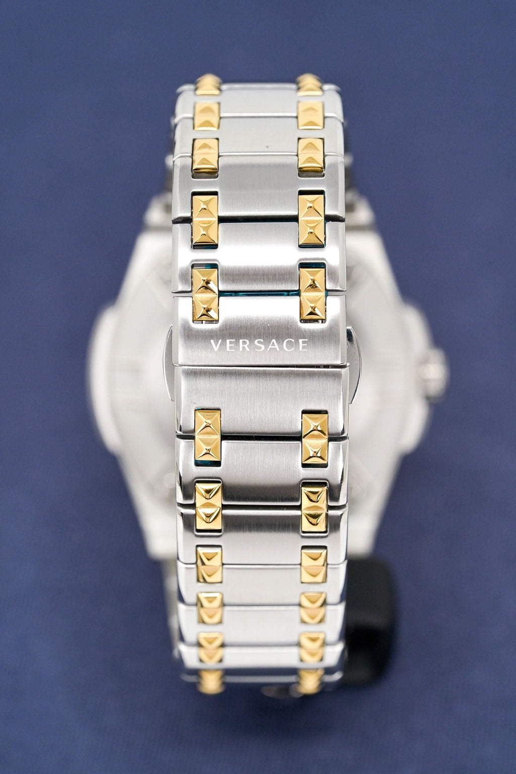 Versace Men's Chain Reaction Two-Tone Silver