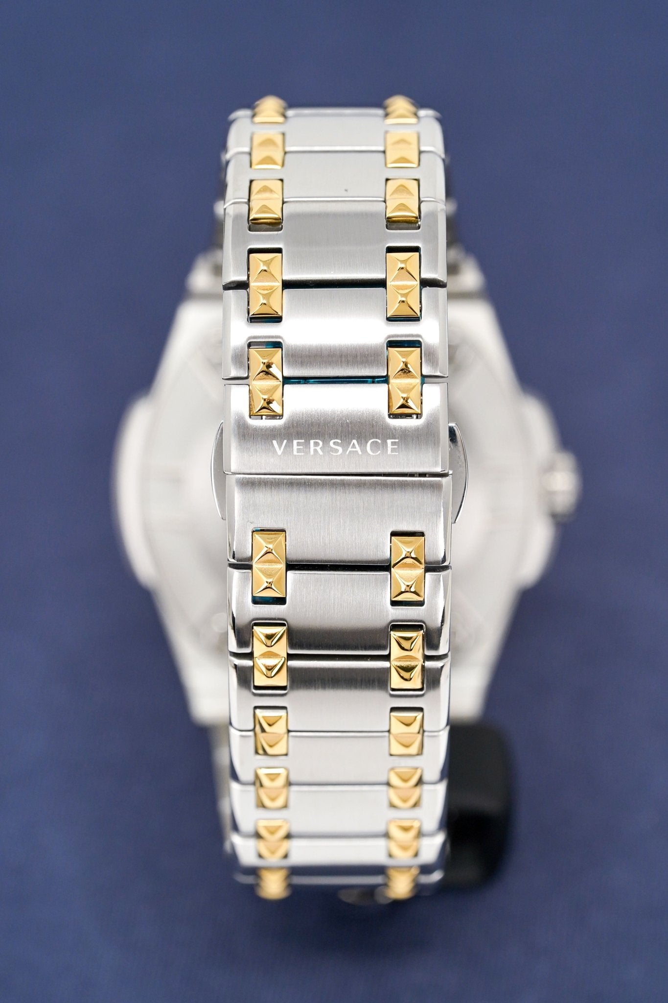 Versace Men's Chain Reaction Two-Tone Silver