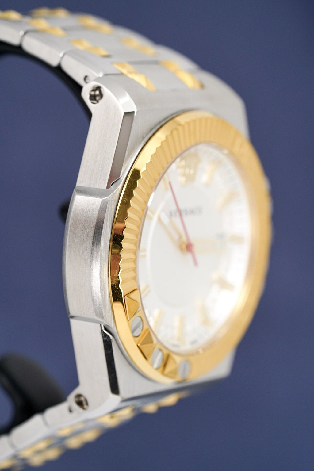 Versace Men's Chain Reaction Two-Tone Silver