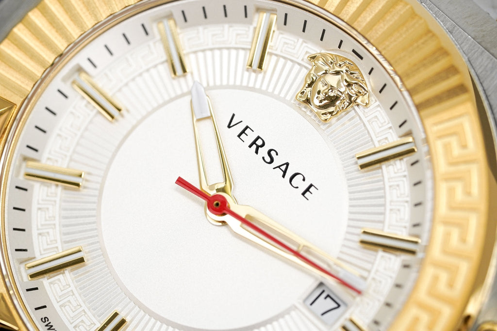 Versace Men's Chain Reaction Two-Tone Silver